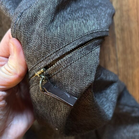 Cold Water Creek Brown Tweed like lined skirt - Picture 10 of 13